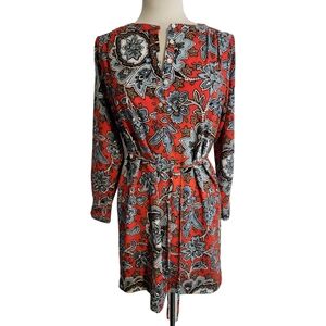 Loft floral mini dress size petite small